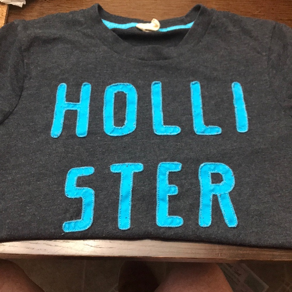 Hollister mens tee shirt size sm EUC